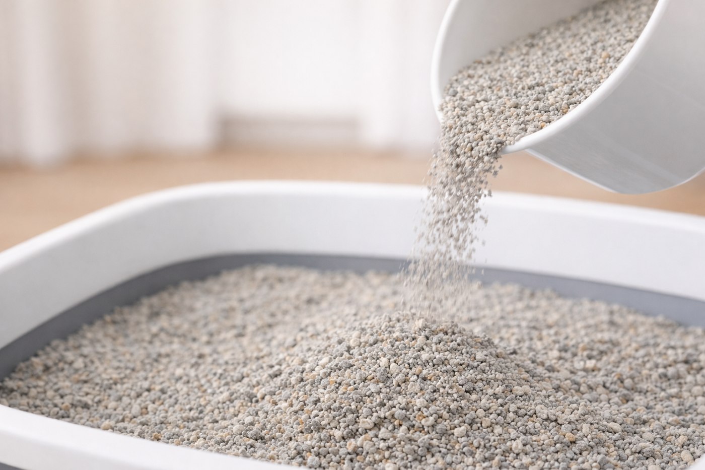 خاک گربه بدون گردوغبار مناسب گربه حساس